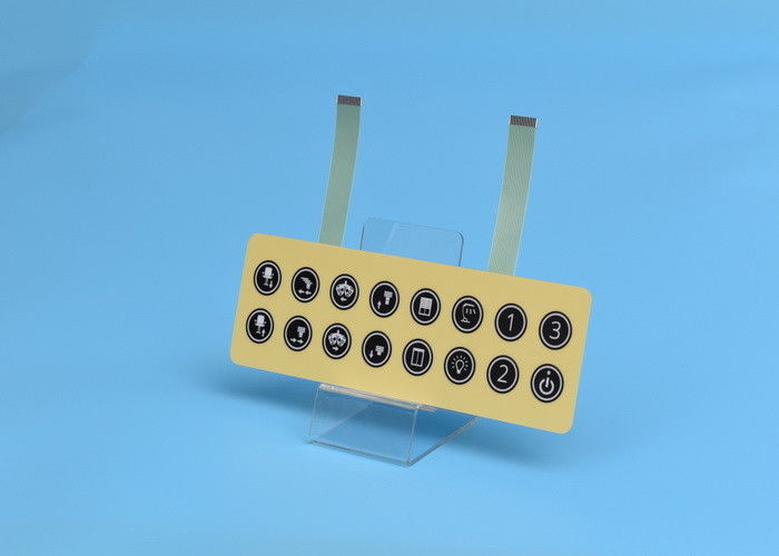Double Circuit Multi Key Embossed Tactile Membrane Switch
