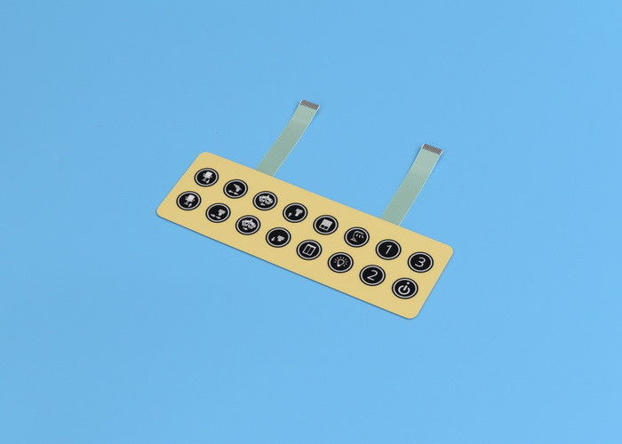 Double Circuit Multi Key Embossed Tactile Membrane Switch