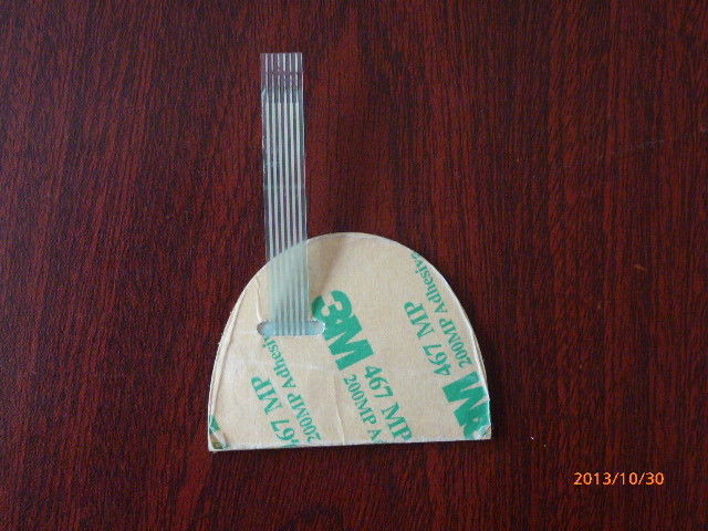 Embossed PC Flexible Membrane Touch Switch 100MΩ Insulation Resistance