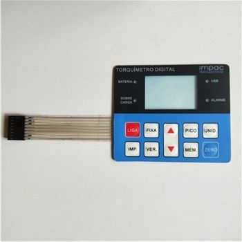 Silk Printing / Digital Printing Push Button Membrane Switch With 3M Adhesive
