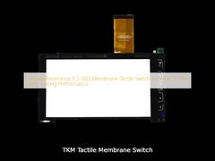 Контактное сопротивление 0.5-10 Ом мембранного тактильного переключателя для работы в диапазоне температур от -40°C до 85°C с длительным сроком службы